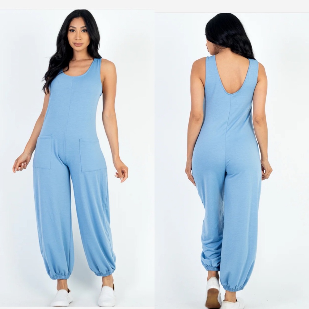 Women's Blue Jumpsuit